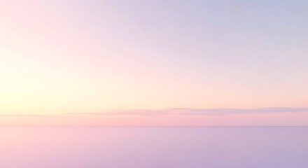 Obraz premium A dreamy pastel-hued empty space with soft pink and lavender tones, subtle sunset lighting, Ai Generated