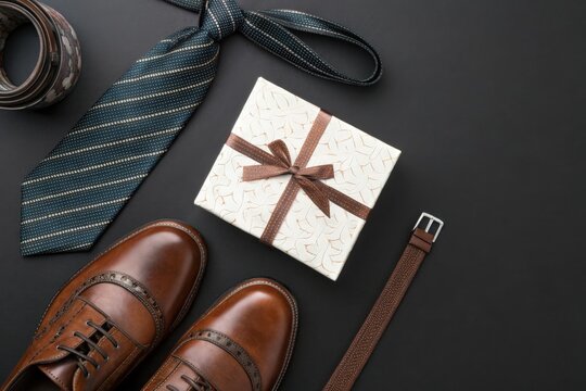 Stylish Accessories Arranged for a Special Occasion Gift Generative AI