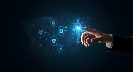 Innovative technologies transforming healthcare through digital interfaces and data visualization