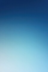 Minimalistic gradient sky background with smooth blue tones. Background design template. Design for prints, poster, cover, wall arts and home decoration