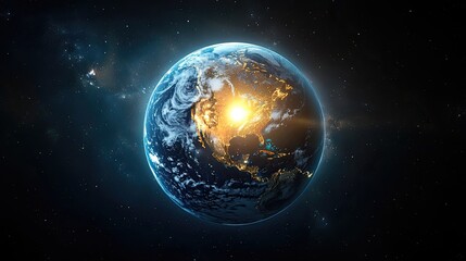 Obraz premium Earths natural resources (coal, oil, gas) highlighting Earths finite natural resources, such as coal, oil, and natural gas, and their importance in energy production and global economics.