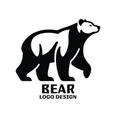 Fototapeta premium Bear Vector Logo Design
