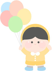 Obraz premium 유치원 어린이집 아이 어린이 꼬마 유아 원아 원복 어린이날 환영 입학식 행사 기념일 이벤트 귀여운어린이 일러스트