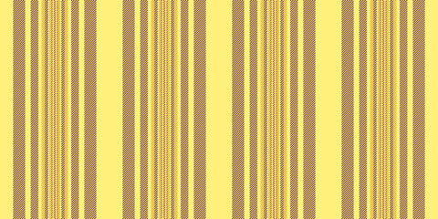 Obraz premium Vainting background lines vertical, over texture pattern fabric. Ynspiration stripe seamless vector textile in yellow and pink colors.