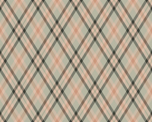 Argyle pattern of geometric rhombus. Harlequin check wallpaper design. Classic diamond shaped textile material for web background, print fabric clothing, sweater, wrapping paper, gift card, invitation