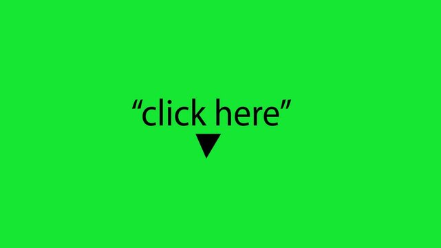 click here button template animation