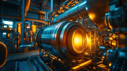 Industrial Machine Close-up