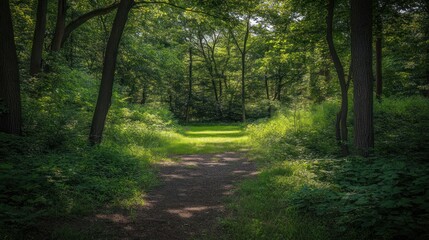 Obraz premium Path Through The Trees