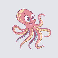 Octopus vector art Illustration file