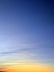 Fototapeta premium Beautiful golden red sky sunset after a warm day in England glow of warmth