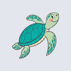 Turtle vector art Illustration file