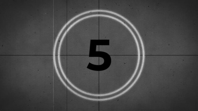 Old Movie Countdown Timer