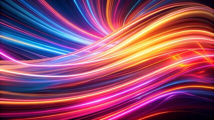 Fototapeta premium abstract colorful background with lines motion effects