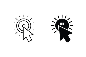 Click, Cursor, Target, Action, Interface, Icon, Button, Design, Symbols, UI