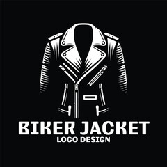 Biker Jacket Vector Logo Design