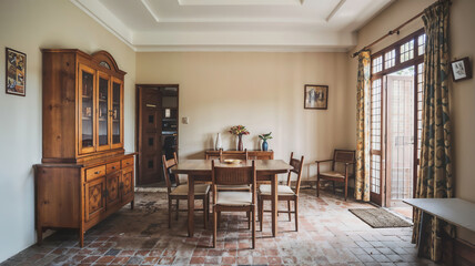 dining room interior in India