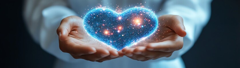 Glowing Heart Illustration