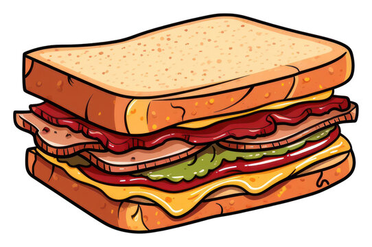 recommend clip art: PNG Bacon sandwich bread lunch food.