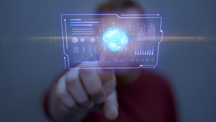 Digital Data Visualization and Global Analytics in a High-Tech Environment