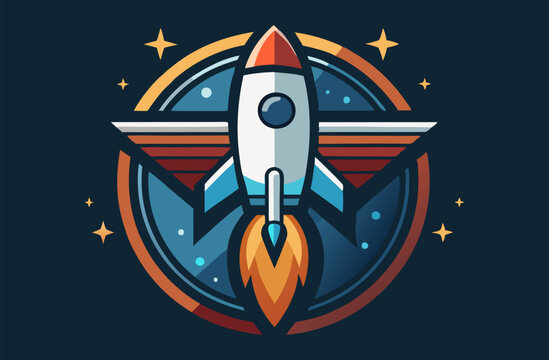 Rocket Badge Images – Browse 14,478 Stock Photos, Vectors, and Video |  Adobe Stock