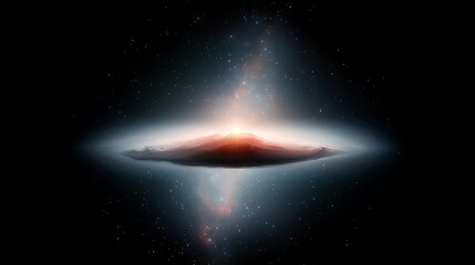 Cosmic Landscape Nebula Sunrise.