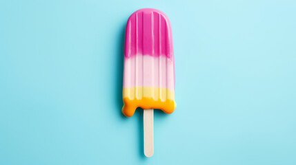 Fun and bright popsicle ice creams in vivid colors on clean multicolor backgrounds ideal for marketing summer promotions and dessert visuals