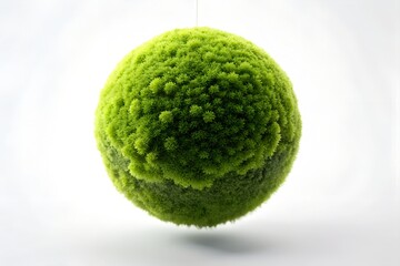 Elegant Suspended Moss Ball &ndash; Unique Green Decor for Modern and Natural Spaces