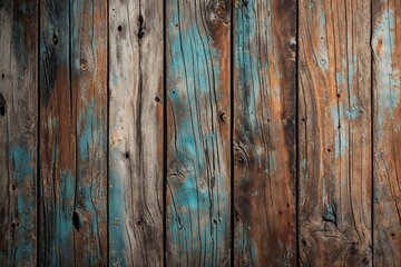Fototapeta premium Weathered Rustic Wood Panel Texture Background for Design Use