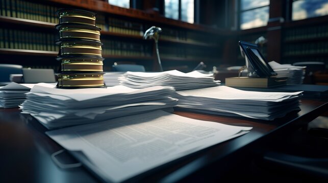A photo of legal paperwork being scanned and digitize