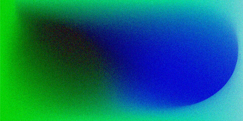 Green blue gradient grainy noise texture background. Design for texture, poster, banner, wallpaper, header cover backdrop	
