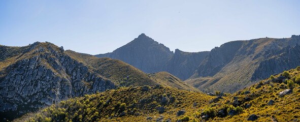 panorama of the mountains