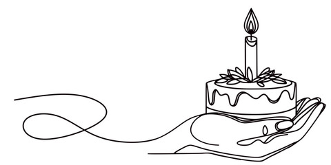 birthday cake with candle, birthday cake with candles