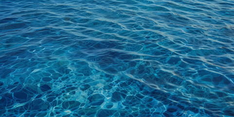 Beautiful soft blue sea water, ocean wave background. Soft blue and white hand printed creative marble texture ocean background.