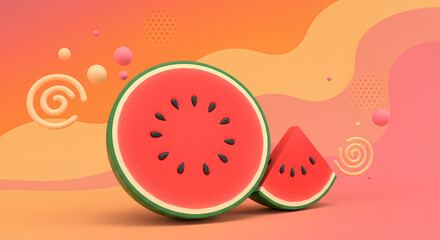 Fototapeta premium Summer Watermelon Delight