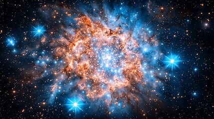 Cosmic Nebula Space Galaxy Stars Universe