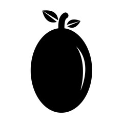 pear isolated on white