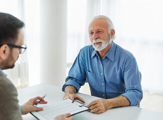 business meeting businessman office teamwork contract agreement advisor agent doctor man adult...