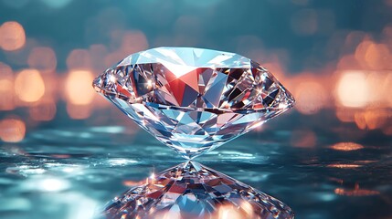 Brilliant round cut diamond sparkle high resolution picture