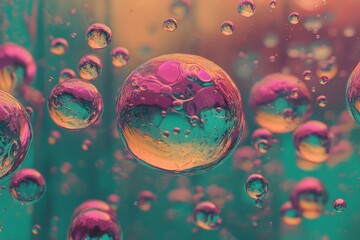 Naklejka premium Three-dimensional rendering of organic particles depicted in an abstract state of motion