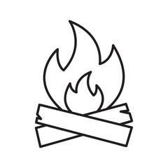 vector fire icon