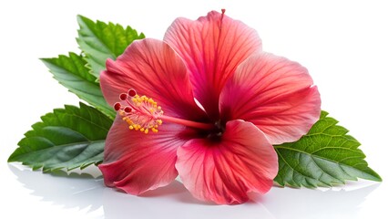 red hibiscus flower