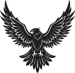 Obraz premium eagle with wings vector
