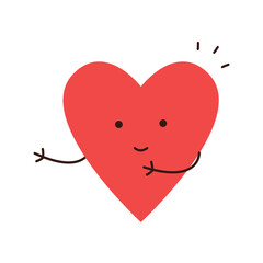 two hearts with a red ribbon