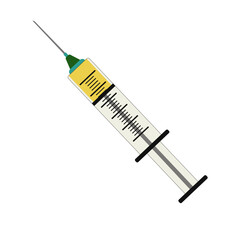 syringe with needle