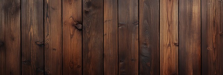 Naklejka premium Warm and rustic wooden plank background for interior decoration or commercial use.