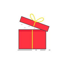 red gift box