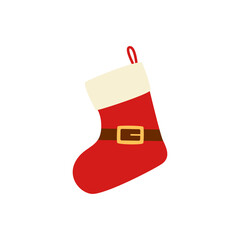 red christmas sock
