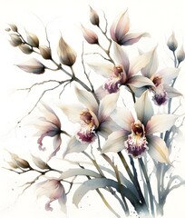 wild orchid flower 