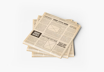 Newspaper Stand Mockup