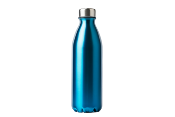 Lightweight and portable thermal water bottle Isolated on white background or PNG background.